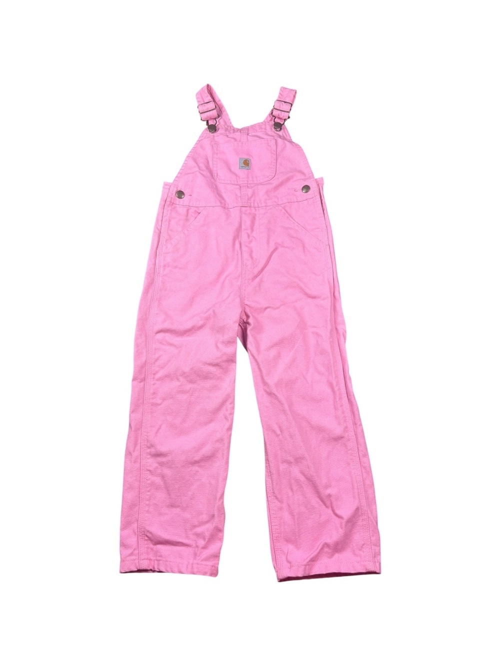 Carhartt Pink Canvas Overalls Kids 4T Y2K Workwear